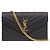 Borsa a spalla in pelle nera Yves Saint Laurent Nero
