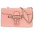 Borsa a Spalla Gucci Emily in Pelle Micro Guccissima Rosa