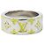 Anello a fascia LV Mosaic di Louis Vuitton Argento Giallo