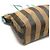 Fendi Pequin Canvas Schultertasche Braun - Ansicht 5