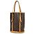 Borsa a Spalla Bucket GM Louis Vuitton Marrone