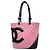 Bolso tote de la línea Cambon de Chanel Negro Rosa - vista 2