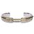 Saint Laurent Two-Tone Cuff Bangle