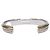 Saint Laurent Two-Tone Cuff Bangle - view 3