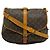 Borsa a Spalla Saumur 35 Monogramma Louis Vuitton Marrone