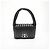 Bolsa de ombro de couro acolchoada Balenciaga Manaco Preto - vista 2
