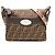 Fendi Zucca Canvas Schultertasche Braun
