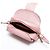 Borsa a tracolla in pelle Burberry rosa - vista 12