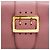Borsa a tracolla in pelle Burberry rosa - vista 8
