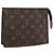 LOUIS VUITTON Poche Toilette Monogram 19 Pouch M47544 LV Auth gh1777 Monogramma