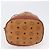 Borsa a Spalla MCM Vicetos Logogram in Pelle PVC Marrone Oro Auth 173576 D'oro - vista 9