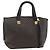 Céline Borsa a mano in tela Macadam CELINE in pelle PVC 2 in 1 nera e oro Auth ARZ366 Nero D'oro