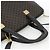 Céline Borsa a mano in tela Macadam CELINE in pelle PVC 2 in 1 nera e oro Auth ARZ366 Nero D'oro - vista 8