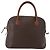 Céline Borsa a mano in tela Macadam CELINE in pelle PVC marrone oro Auth fm5177 D'oro - vista 2