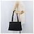 Bolso Tote Gancini de lona y cuero negro plateado Salvatore Ferragamo Auth BA11046 - vista 22