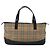 Borsa a mano in tela Nova Check Burberry marrone oro Auth mr2045 D'oro - vista 3