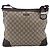 Borsa a Spalla GG Supreme in PVC Beige e Argento di GUCCI 148476 Auth ka2706 - vista 2