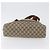 Borsa tote Gucci GG Supreme Web Sherry Line in PVC beige e oro 39 02 003 Auth fm5189 - vista 10