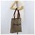 Borsa tote Gucci GG Supreme Web Sherry Line in PVC beige e oro 39 02 003 Auth fm5189 - vista 22