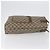 Borsa tote Gucci GG Supreme Web Sherry Line in PVC beige e oro 39 02 003 Auth fm5189 - vista 4