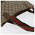 Borsa tote Gucci GG Supreme Web Sherry Line in PVC beige e oro 39 02 003 Auth fm5189 - vista 6