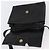Sac à épaule CÉLINE Circle en cuir noir et or Auth fm5181 Doré - vue 15