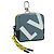 LOUIS VUITTON Pochette Quadrata Charm in Pelle Blocchi di Colore Grigio M00739 Auth ARZ207M Marrone