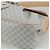 Céline CELINE C Macadam Canvas Schultertasche Hellblau Silber Auth LNZ508V - Ansicht 10
