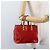 LOUIS VUITTON Monogram Vernis Reade PM Borsa a Mano Rossa M91088 LV Auth LNZ010 Rosso - vista 21