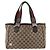 GUCCI GG Canvas Web Sherry Line Tote Bag Beige Rot Grün 145810 Auth gh1862 - Ansicht 2