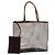 Borsa Tote PRADA Velluto Vinile Marrone Auth 173602