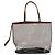 Borsa Tote PRADA Velluto Vinile Marrone Auth 173602 - vista 2