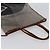 Borsa Tote PRADA Velluto Vinile Marrone Auth 173602 - vista 6
