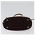 Borsa Tote PRADA Velluto Vinile Marrone Auth 173602 - vista 9