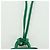 Charm per borsa Gancini Hugs in pelle verde argento Auth 172557M di Salvatore Ferragamo - vista 4