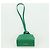 Charm per borsa Gancini Hugs in pelle verde argento Auth 172557M di Salvatore Ferragamo - vista 6
