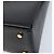 Borsa a mano in pelle Gancini Salvatore Ferragamo 2 in 1 Nero Oro Auth 172790 - vista 12