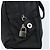 PRADA Borsa a Mano Nylon Nero Argento Auth gh1778 - vista 16