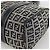 Bolso de mano de lona Zucchino FENDI azul marino plata Auth LNZ205 - vista 12