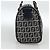 Bolso de mano de lona Zucchino FENDI azul marino plata Auth LNZ205 - vista 4