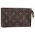 LOUIS VUITTON Monogram Bucket PM Accessory Pouch LV Auth LNZ059