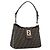 FENDI Zucca Canvas Schultertasche Braun Schwarz Auth 173418