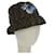FENDI Zucca Canvas Bucket FENDIxFRGMTxPOKEMON Hat Black Brown Auth 166953SM  - view 1