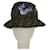 FENDI Zucca Canvas Bucket FENDIxFRGMTxPOKEMON Hat Black Brown Auth 166953SM  - view 2