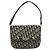 Borsa a Spalla in Tela Trotter Christian Dior Blu Navy Oro Auth gh1790 D'oro - vista 2