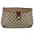 Gucci Borsa GG Supreme Web Sherry Line in PVC beige e oro 904 02 026 Auth LNZ369 D'oro - vista 2