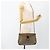 Gucci Borsa GG Supreme Web Sherry Line in PVC beige e oro 904 02 026 Auth LNZ369 D'oro - vista 24