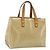 LOUIS VUITTON Borsa a Mano Monogram Vernis Reade PM Beige M91334 LV Auth LNZ388