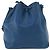 Noe LOUIS VUITTON Bolso de Hombro Petit Noé Epi Azul M44105 LV Auth 165858 - vista 3