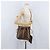 Céline Borsa a spalla in tela Macadam CELINE in pelle PVC marrone oro Auth LNZ210 D'oro - vista 23